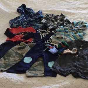 12pc. Baby boy bundle size 12-24 Months